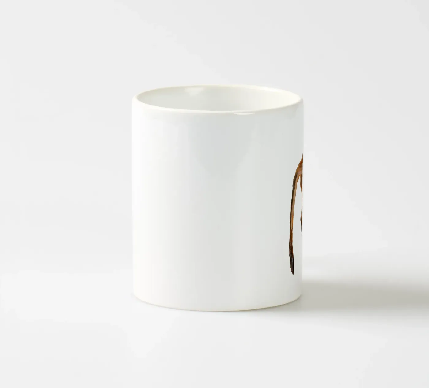 Monkey ceramic mug by Femke Zwaan