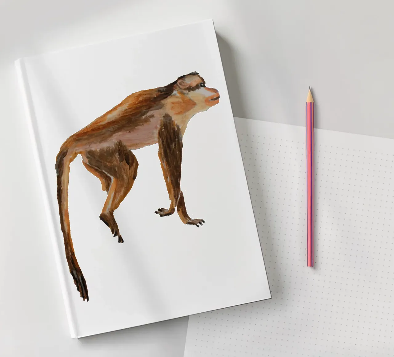Monkey notebook by Femke Zwaan