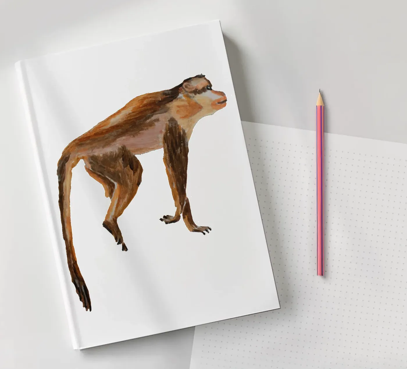 Monkey Notizbuch von Femke Zwaan