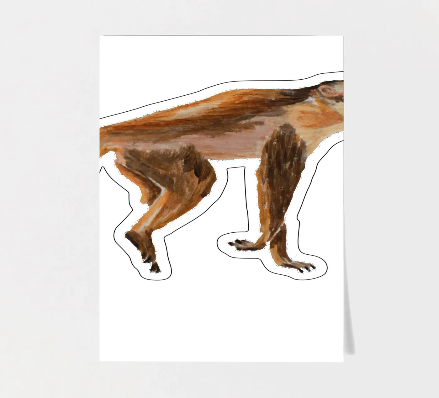 Monkey sticker sheet by Femke Zwaan