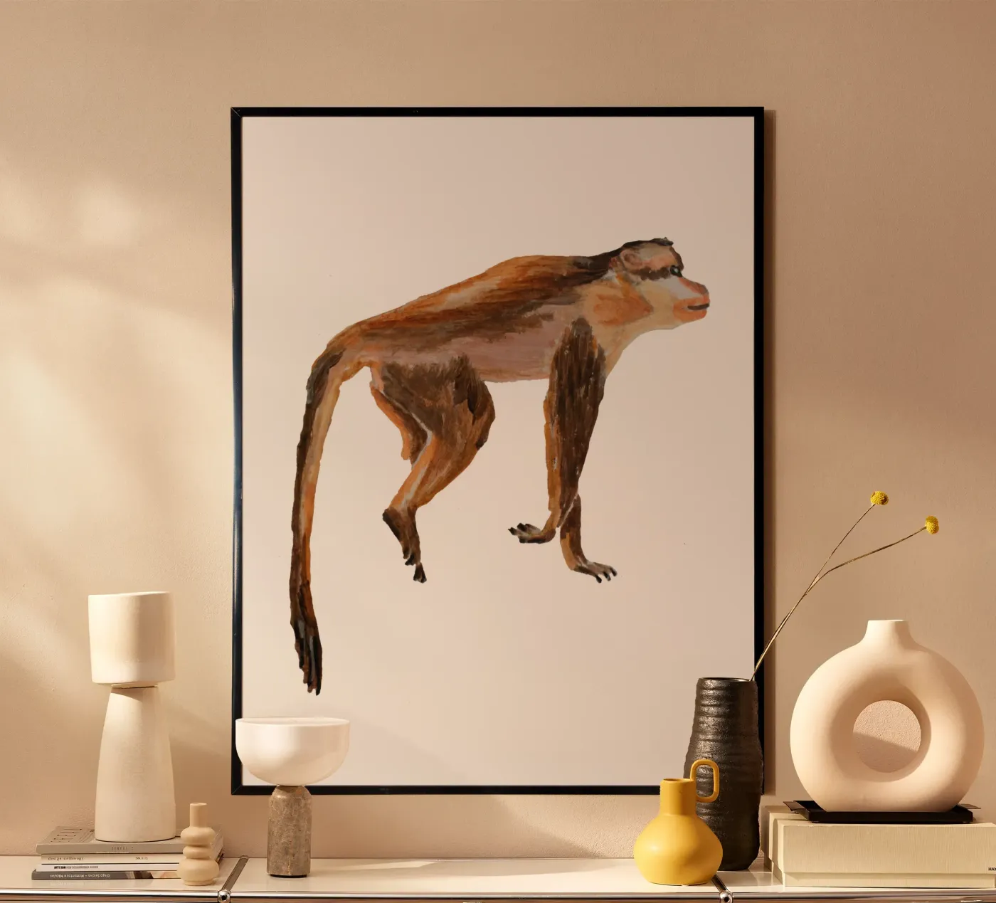Monkey poster da Femke Zwaan