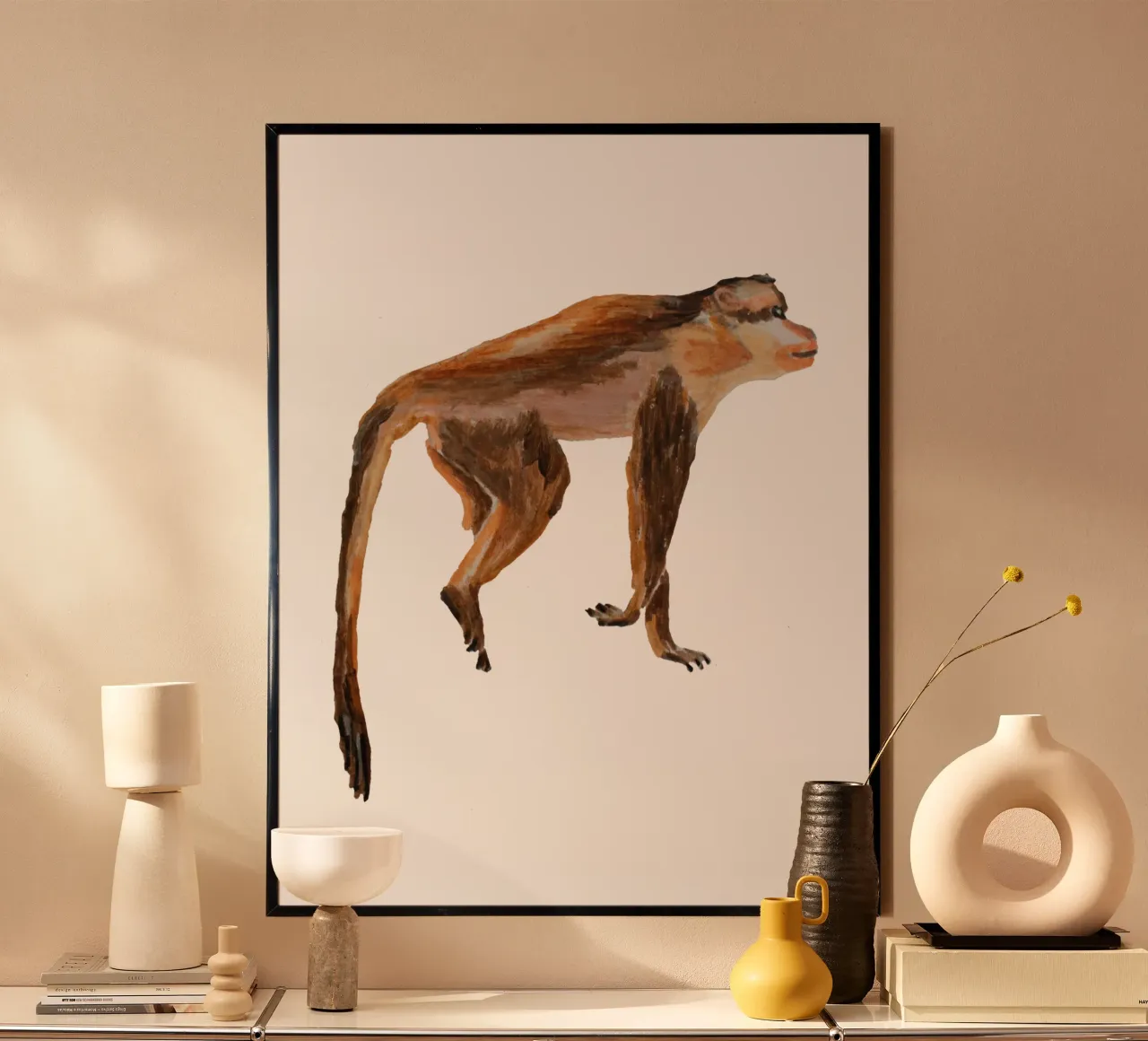 Monkey poster da Femke Zwaan