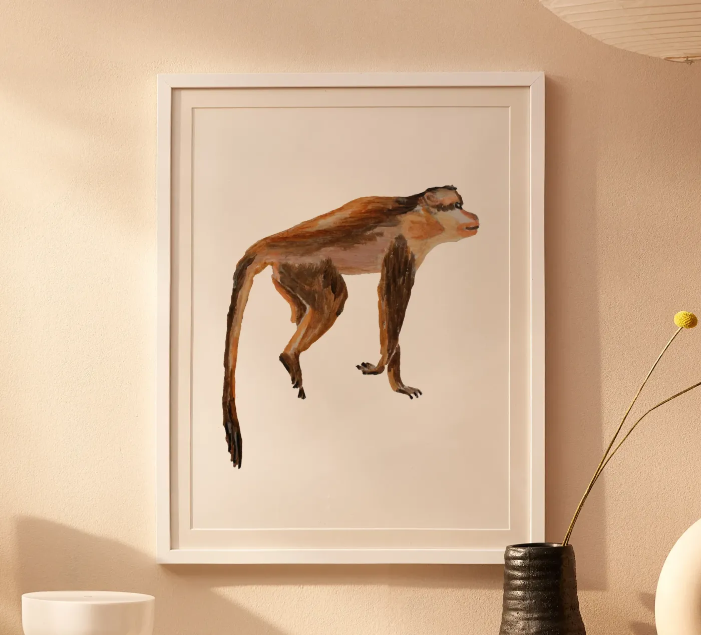 Monkey poster da Femke Zwaan