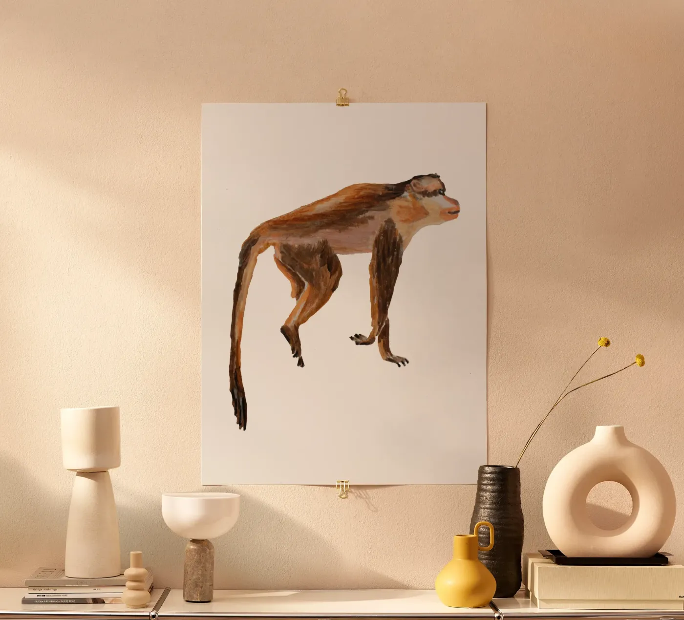 Monkey poster da Femke Zwaan
