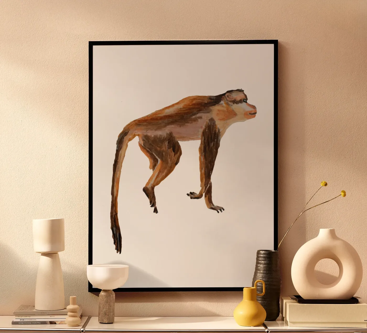 Monkey poster da Femke Zwaan