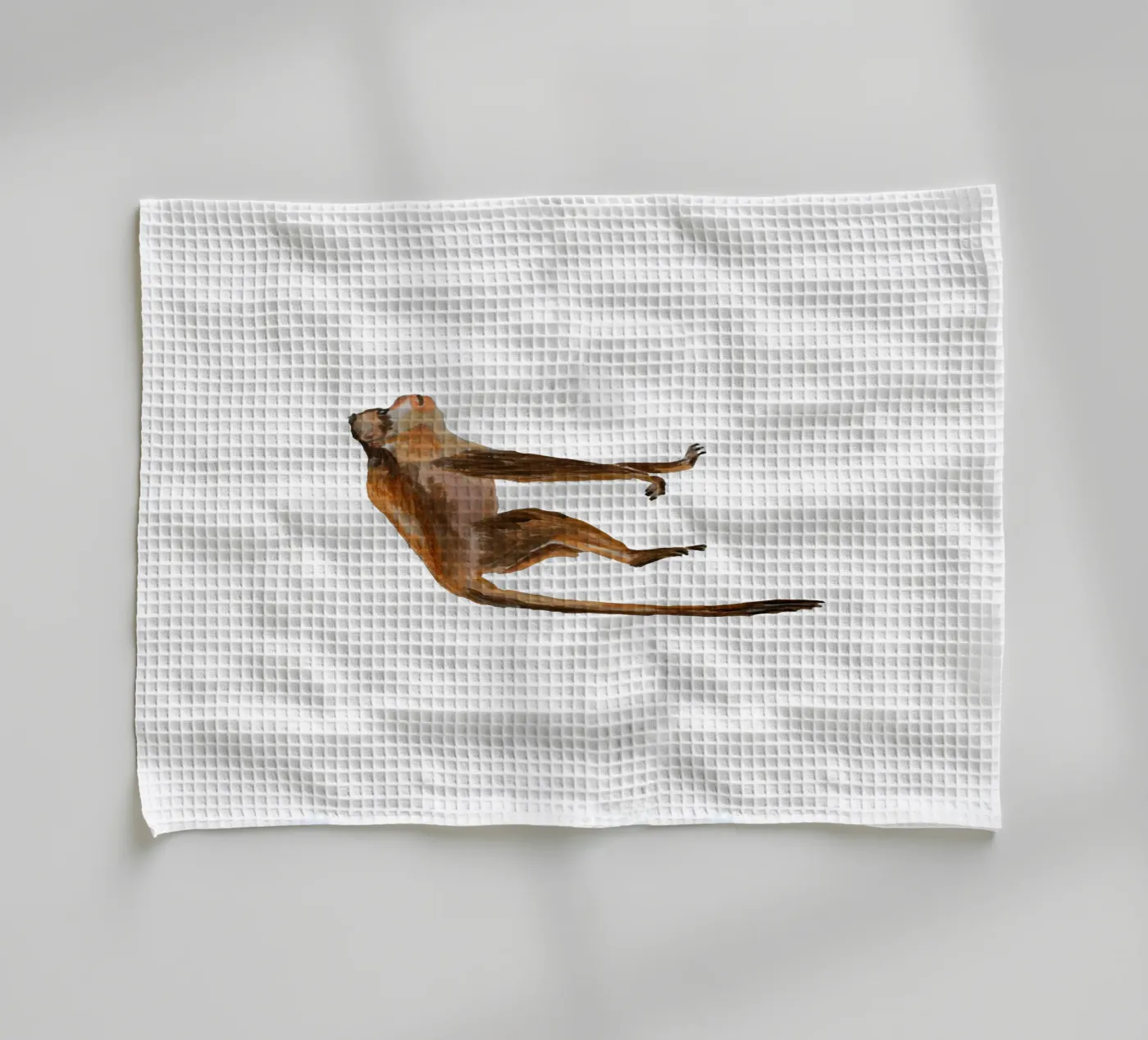 Monkey Geschirrtuch von Femke Zwaan
