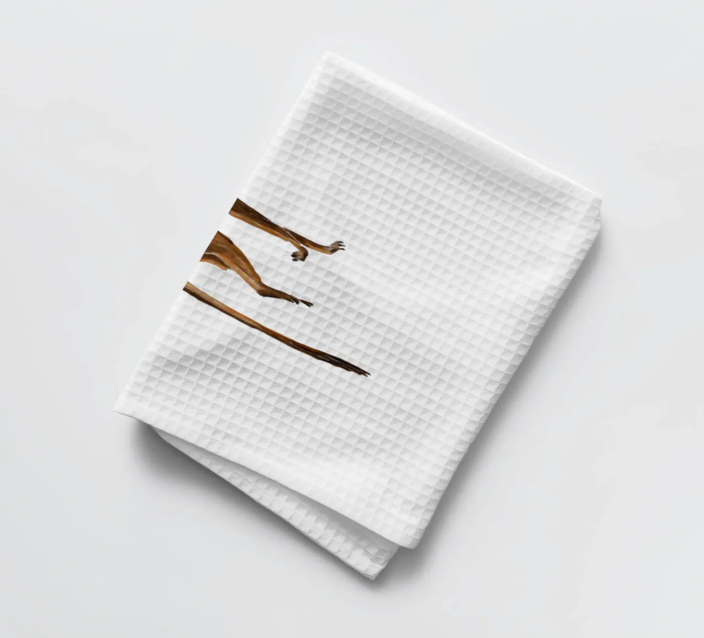 Monkey theedoek van Femke Zwaan