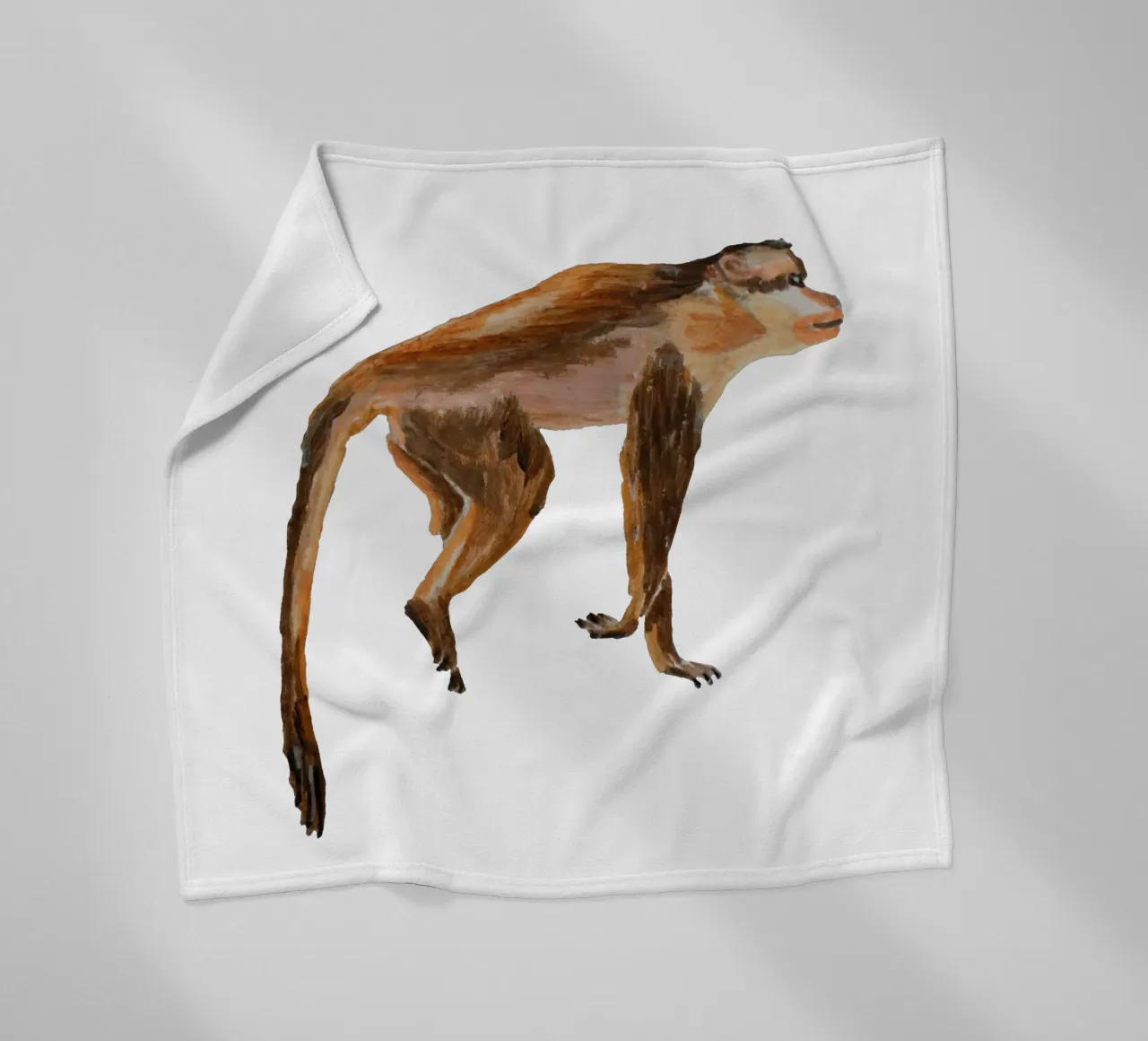 Monkey Fleecedecke von Femke Zwaan