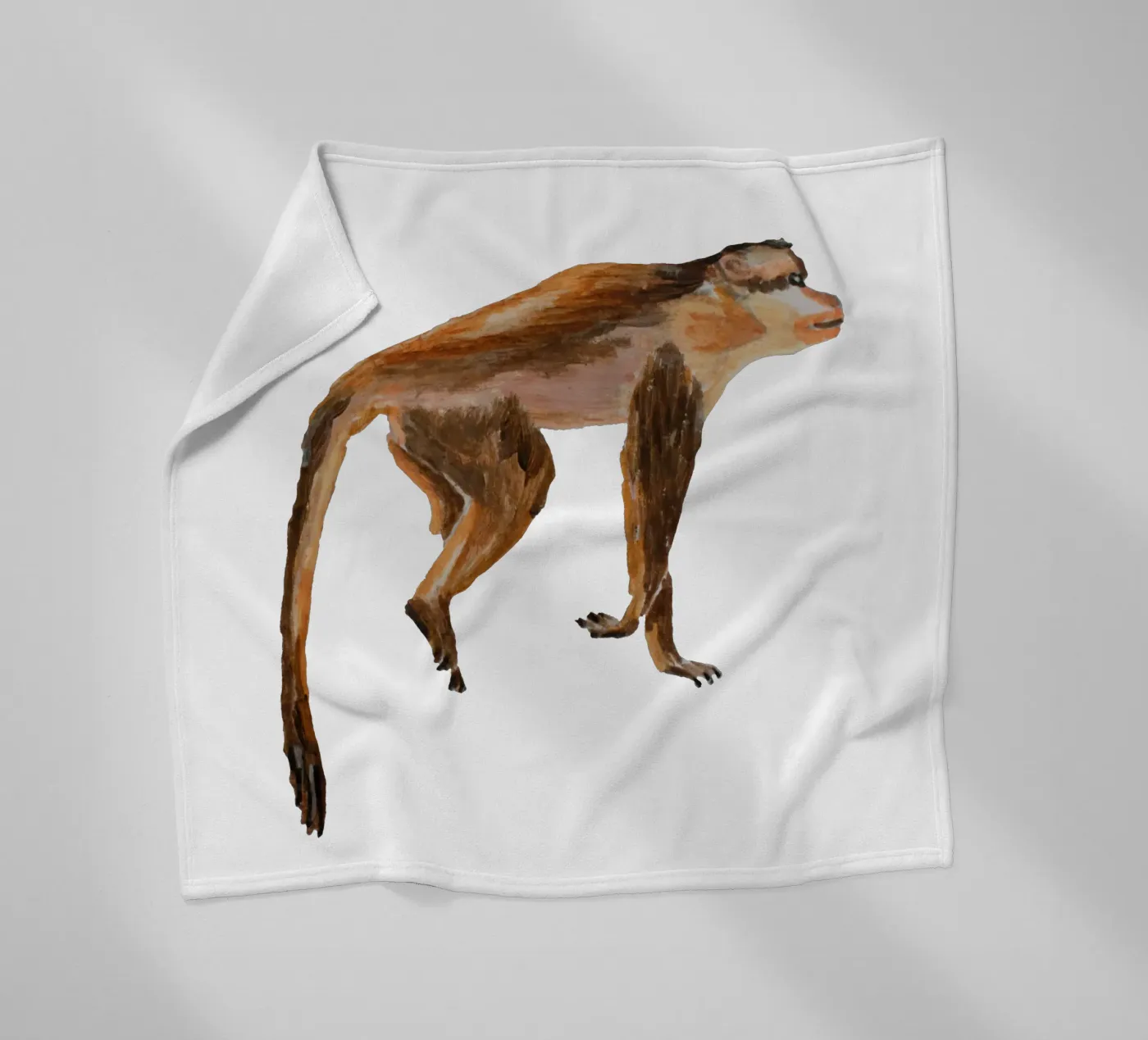 Monkey Fleecedecke von Femke Zwaan