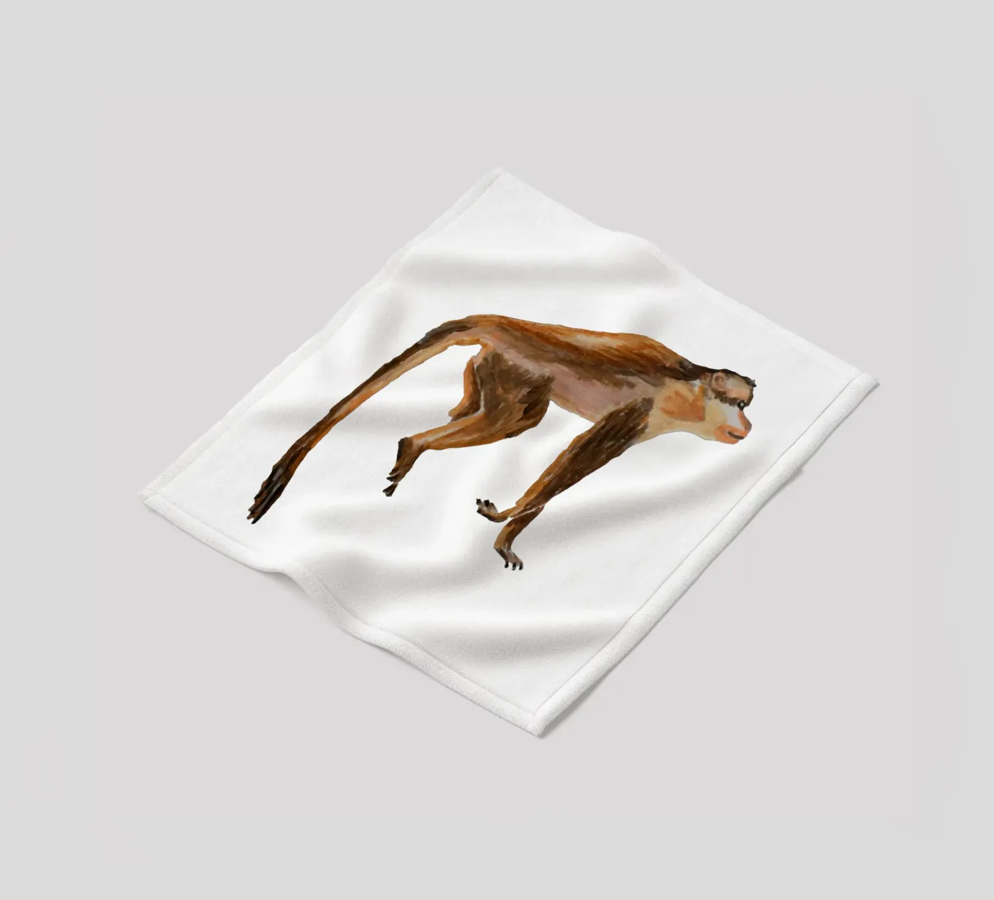 Monkey Fleecedecke von Femke Zwaan