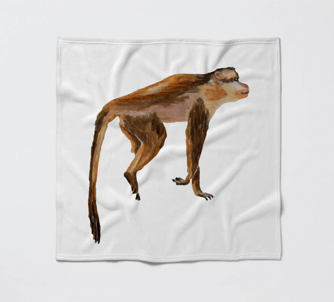 Monkey Fleecedecke von Femke Zwaan