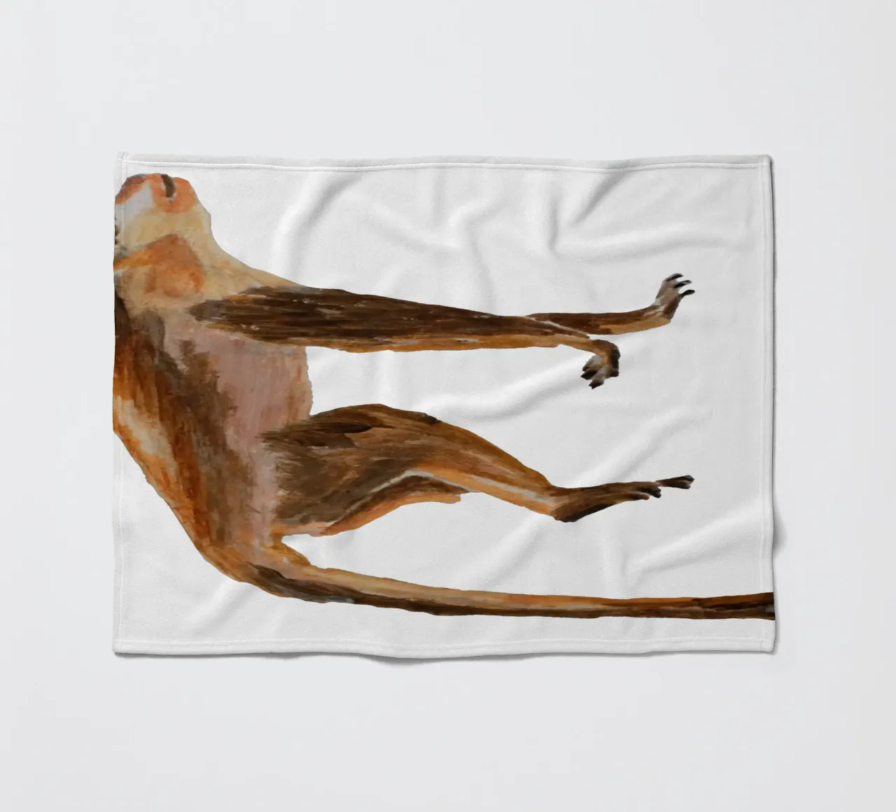 Monkey Fleecedecke von Femke Zwaan