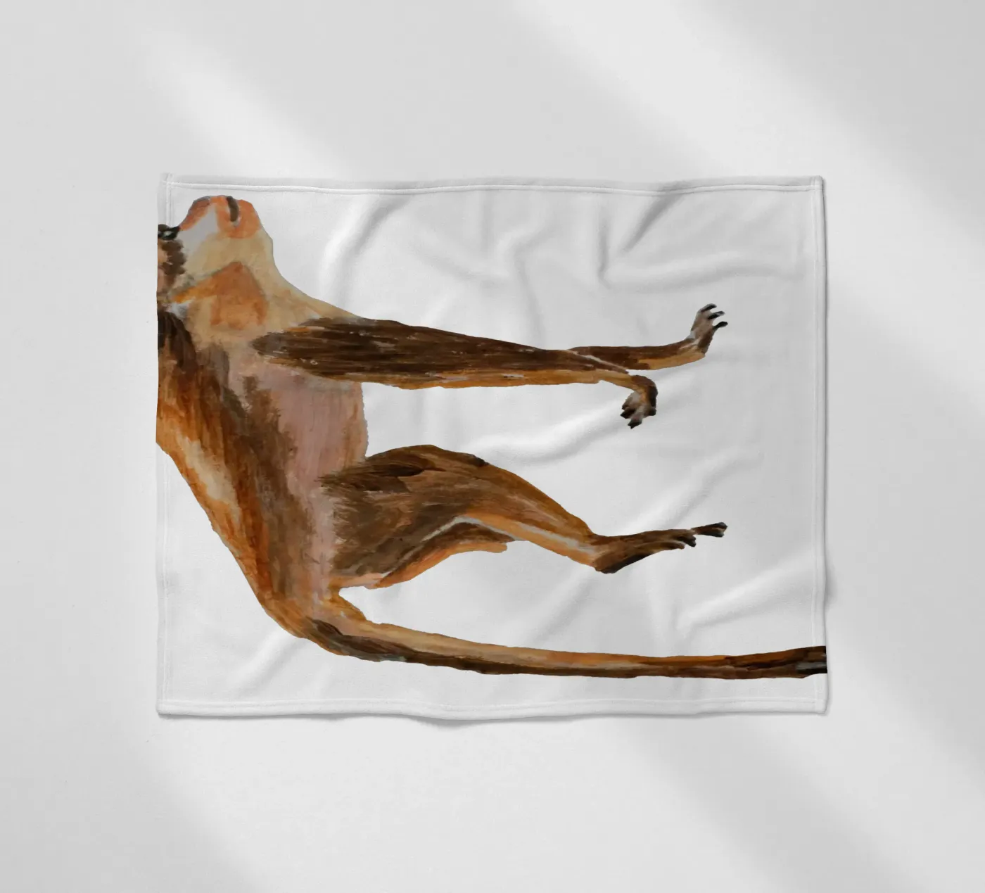 Monkey Fleecedecke von Femke Zwaan