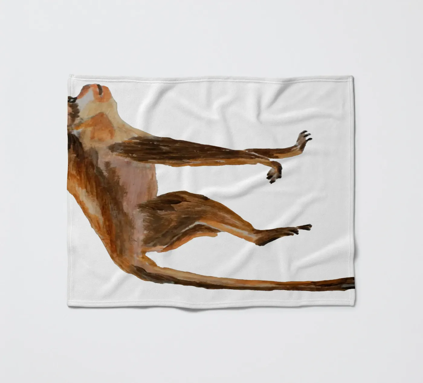 Monkey Fleecedecke von Femke Zwaan