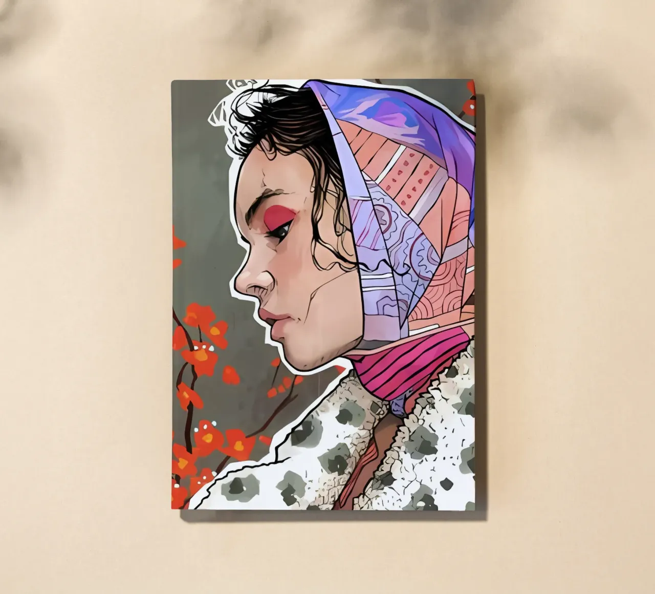Minimalist Art Poster 618 notebook by ahmiaLodri