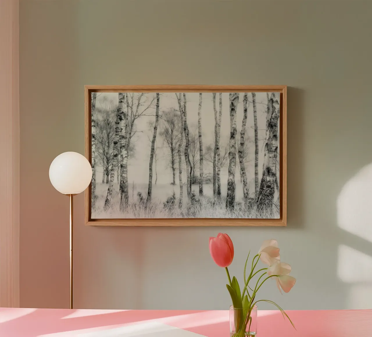 Black And White - Nel Talen Leinwand von Pictufy