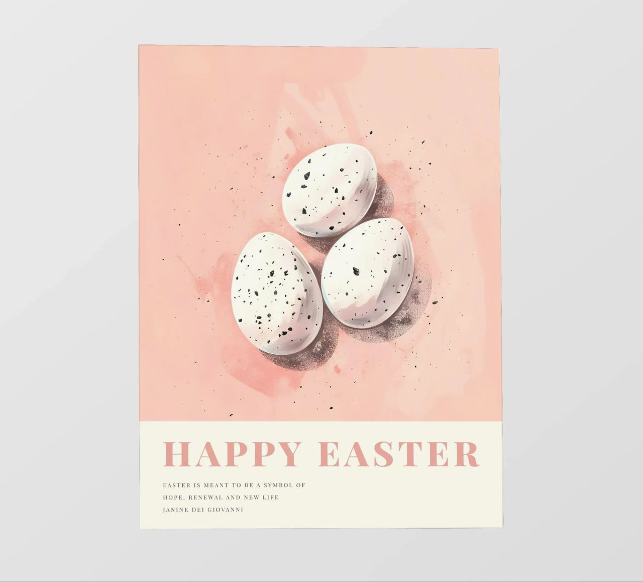 Happy Easter No 02 telo in pvc da treechild