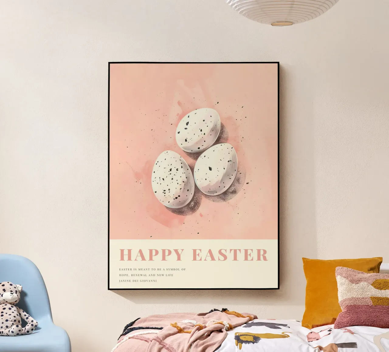 Happy Easter No 02 metacrilato de treechild
