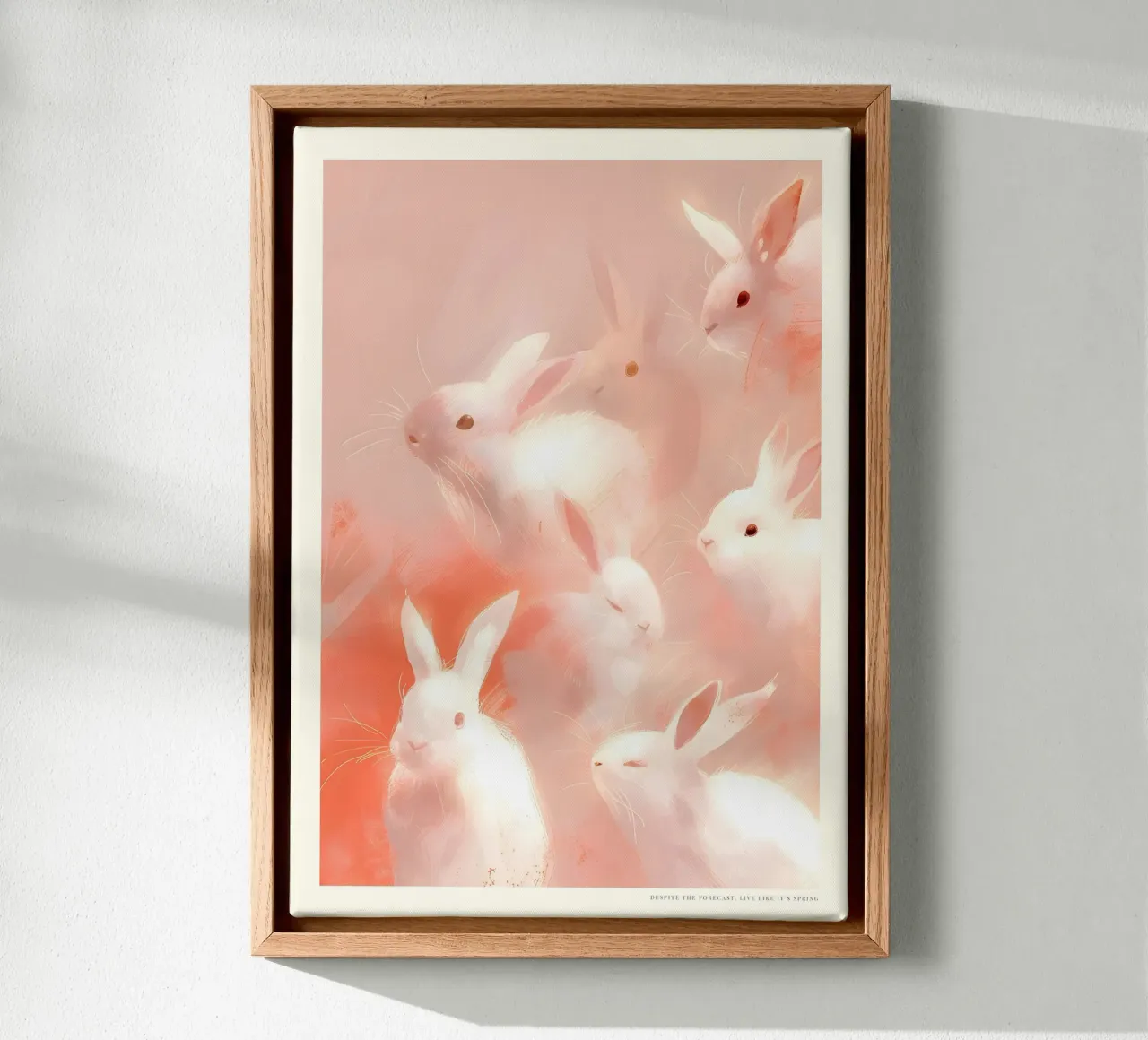 Happy Easter No 03 tela con Cornice a cassetta da treechild