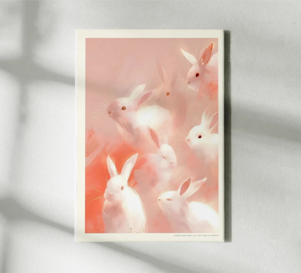 Happy Easter No 03 tela con Cornice a cassetta da treechild