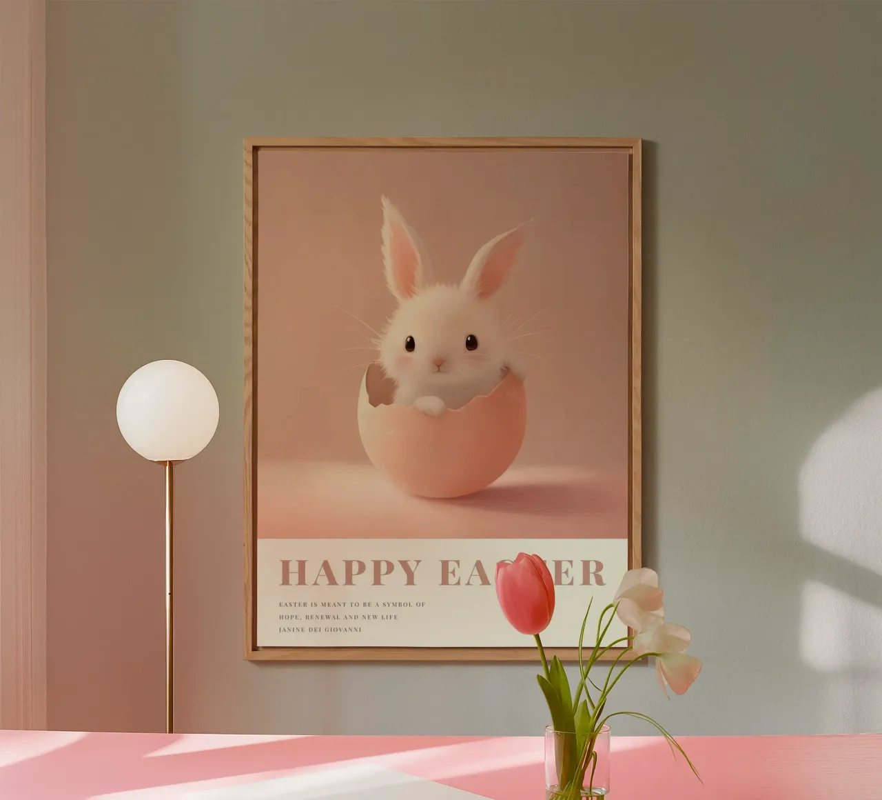 Happy Easter No 04 alluminio dibond da treechild