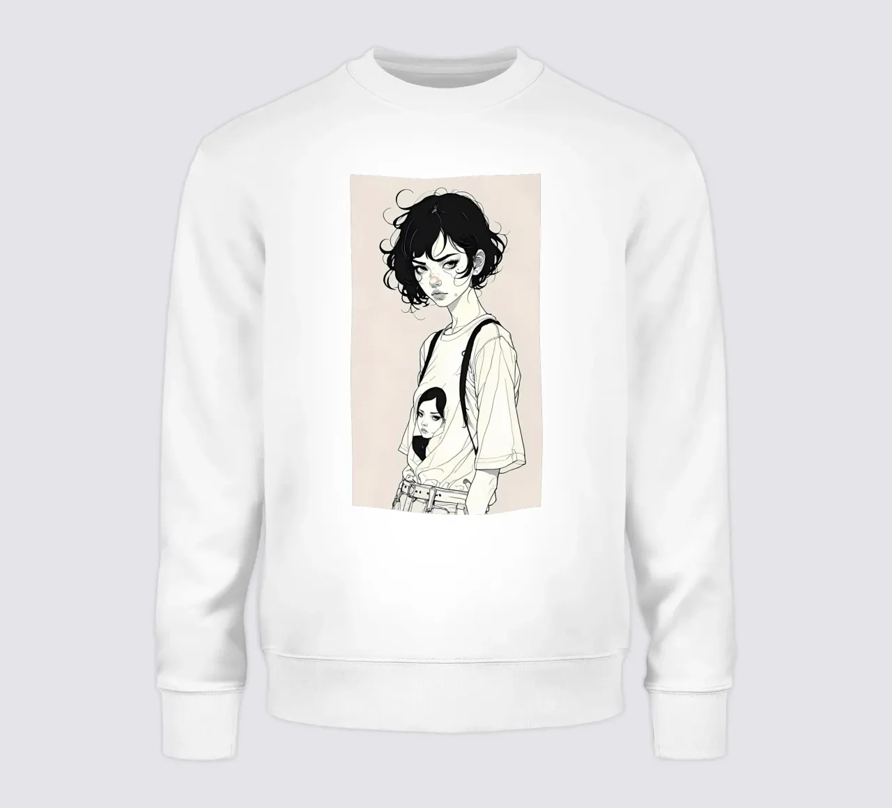 Minimalist Art Poster 621 sweatshirt by ahmiaLodri