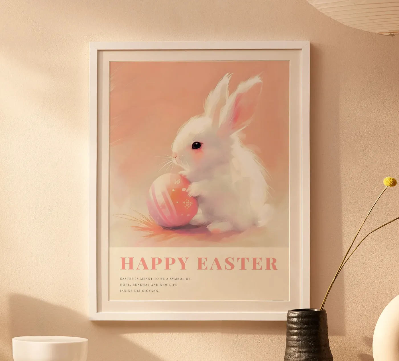 Happy Easter No 07 poster van treechild