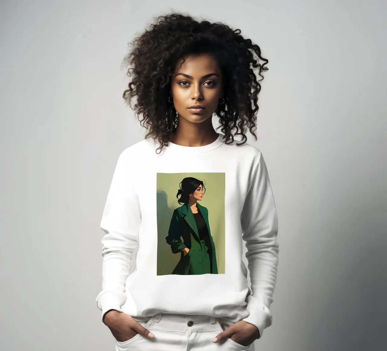 Minimalist Art Poster 623 sweatshirt by ahmiaLodri