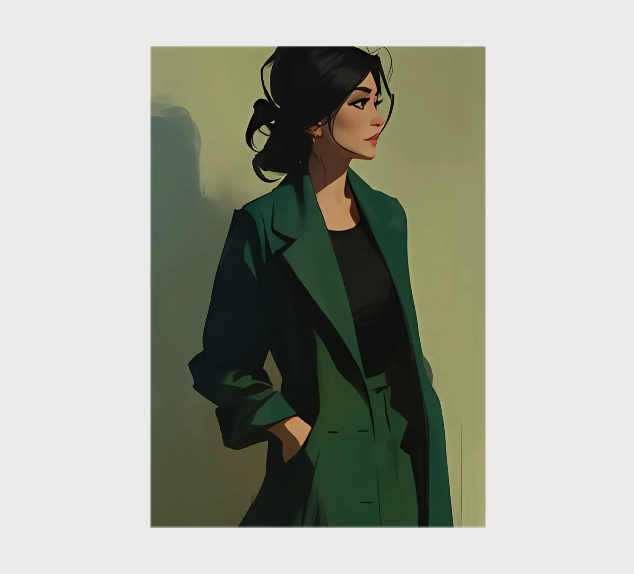 Minimalist Art Poster 623 notebook by ahmiaLodri