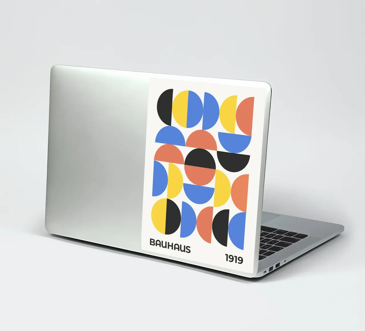Bauhaus Exhibition 1919 Multi-Colored Pattern Style 2 sticker by Paigaam Studio