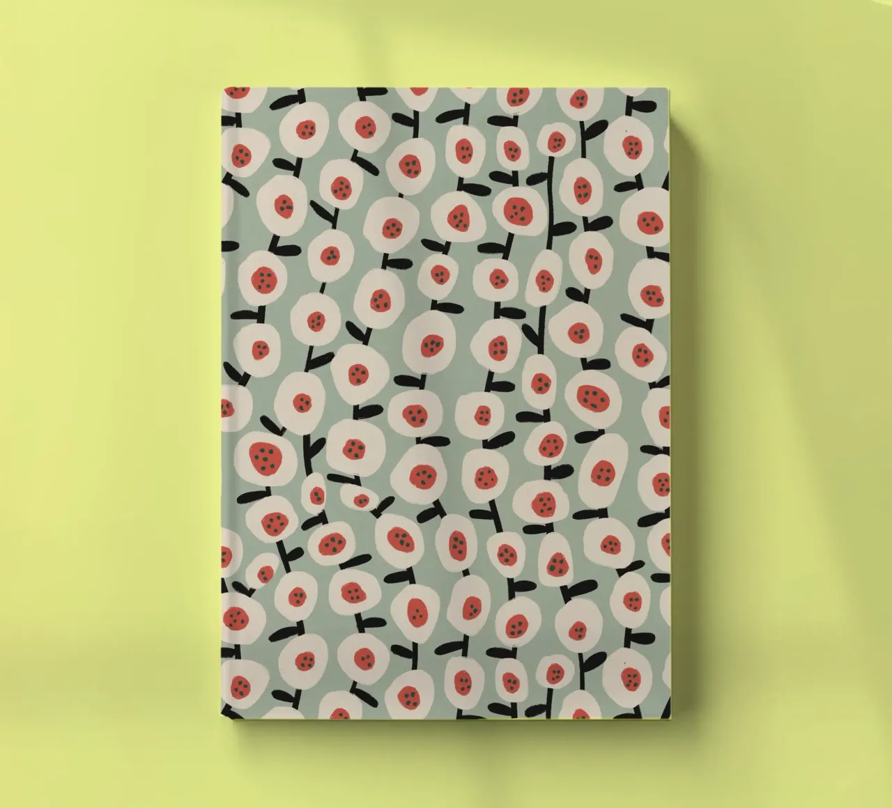 Dots & Flowers #1 notebook by Alisa Galitsyna
