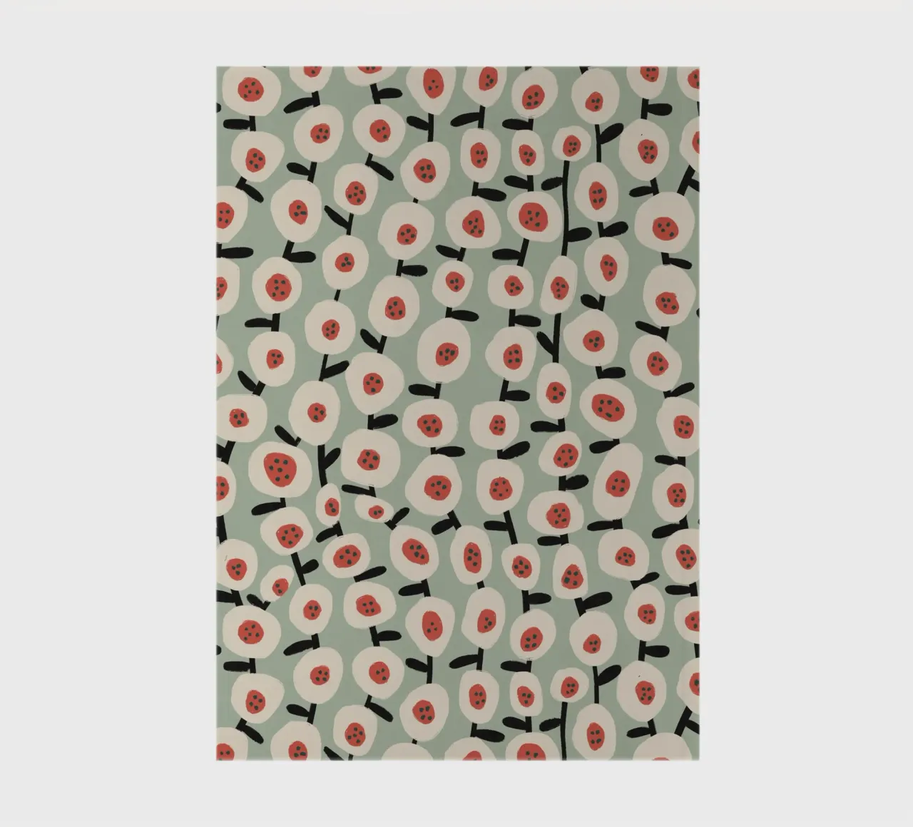 Dots & Flowers #1 notebook by Alisa Galitsyna