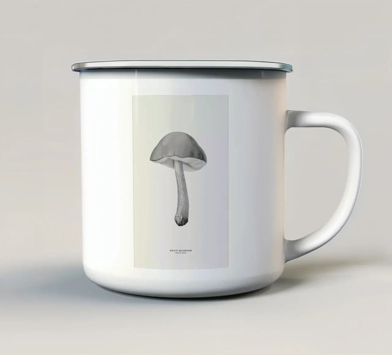 Bolete Mushroom tazza in smalto da Flora & Fauna