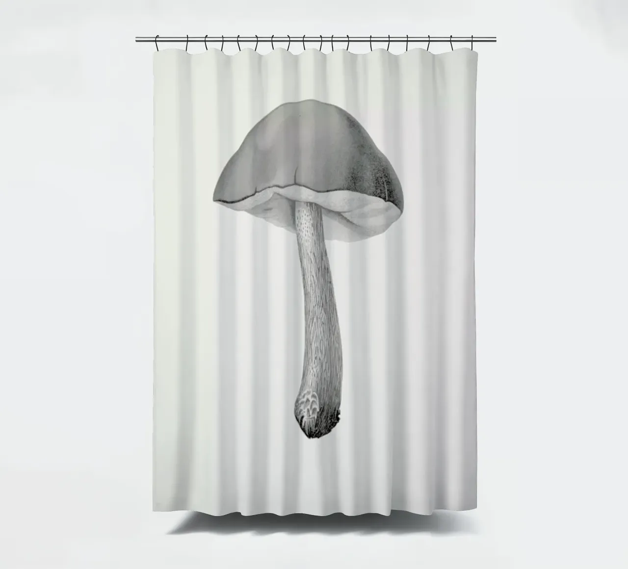 Bolete Mushroom shower curtain by Flora & Fauna