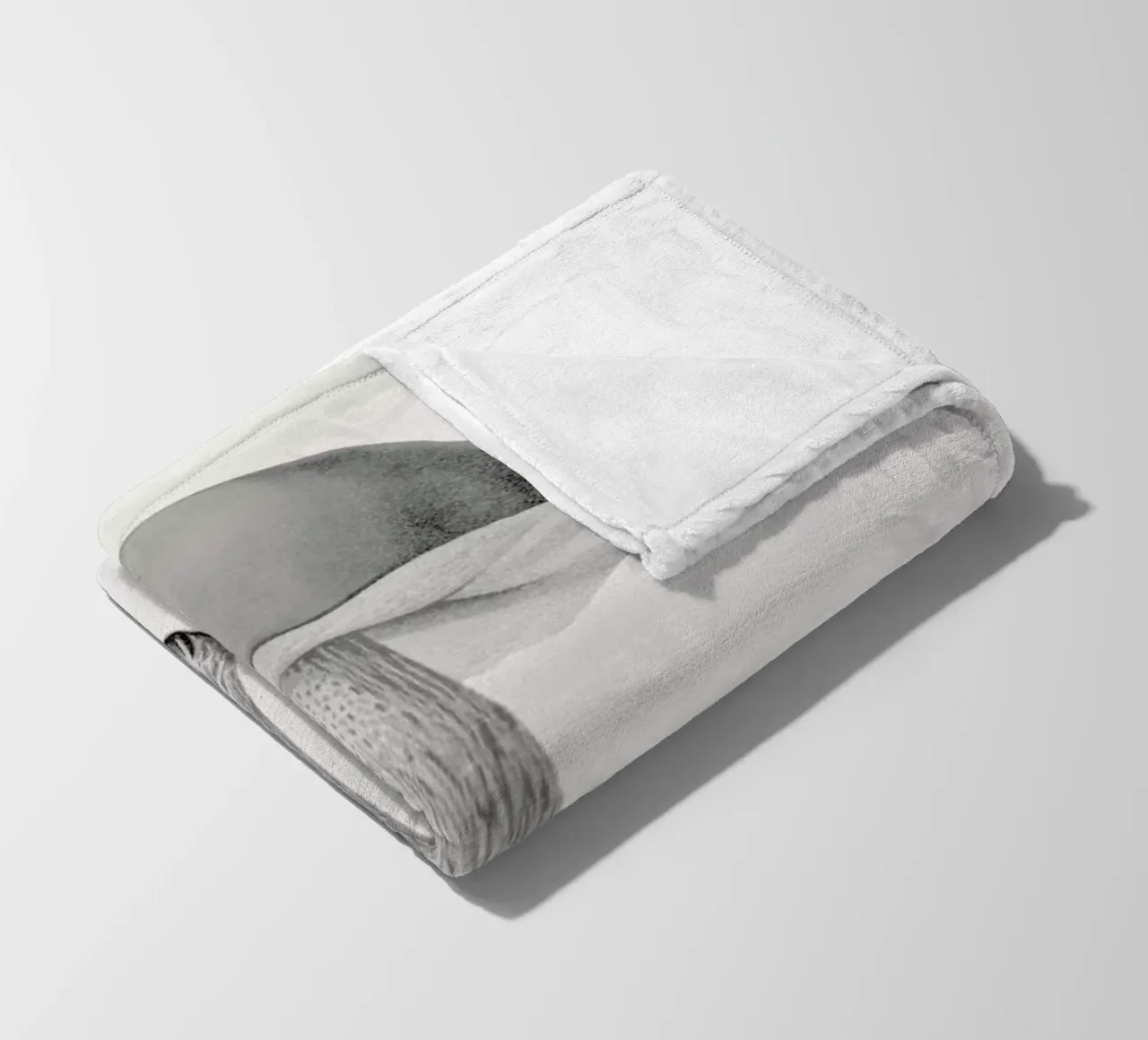 Bolete Mushroom fleece blanket by Flora & Fauna