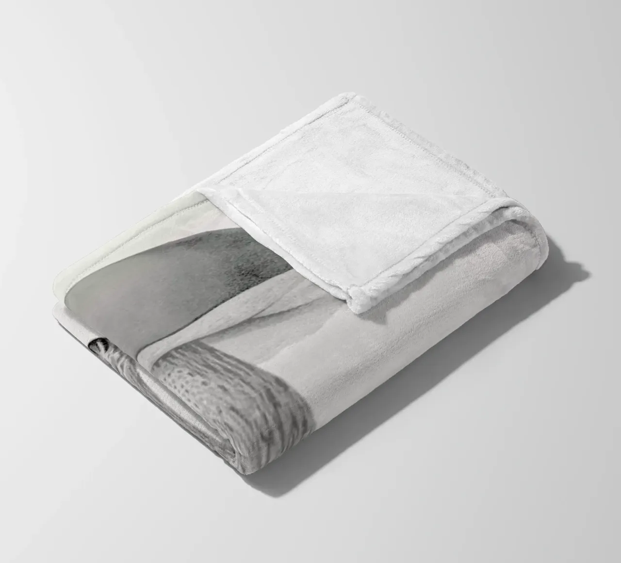 Bolete Mushroom fleece blanket by Flora & Fauna