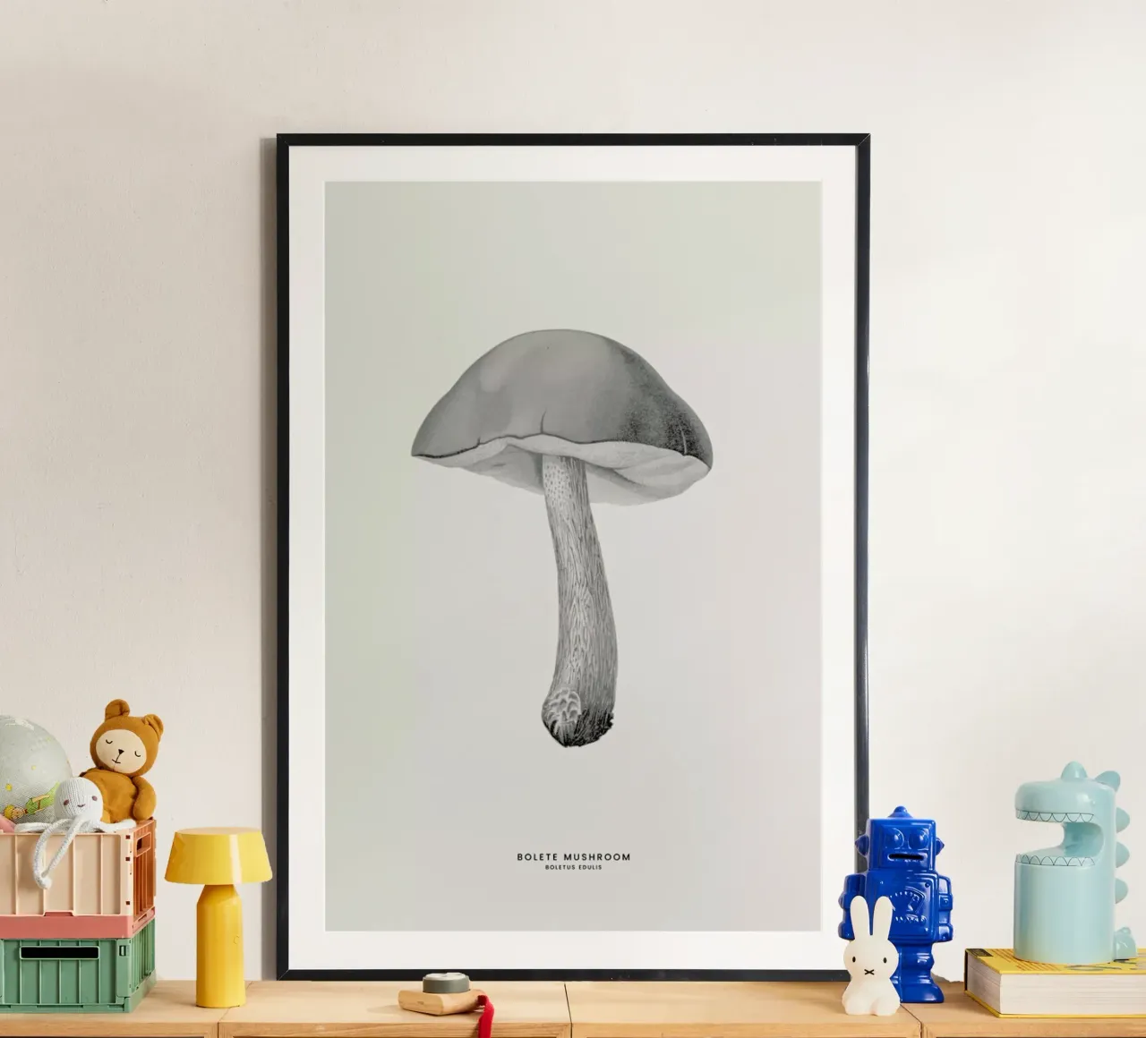 Bolete Mushroom poster by Flora & Fauna