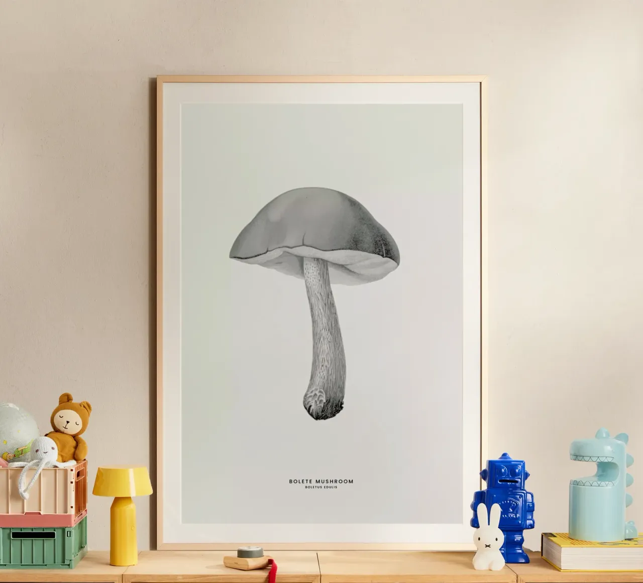 Bolete Mushroom poster by Flora & Fauna
