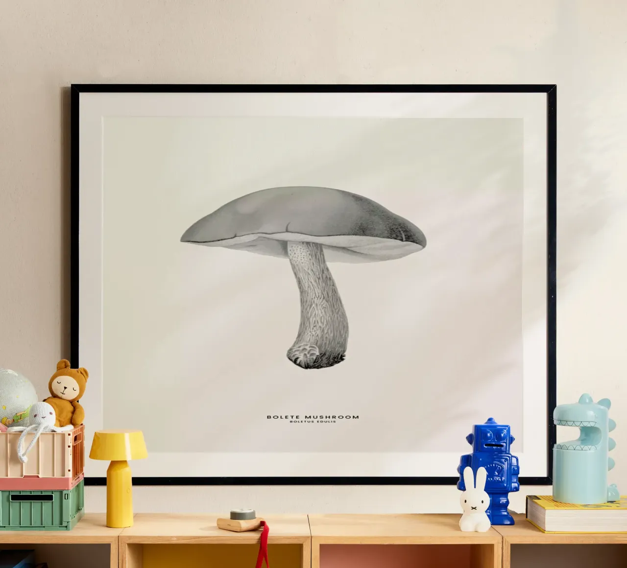 Bolete Mushroom poster by Flora & Fauna