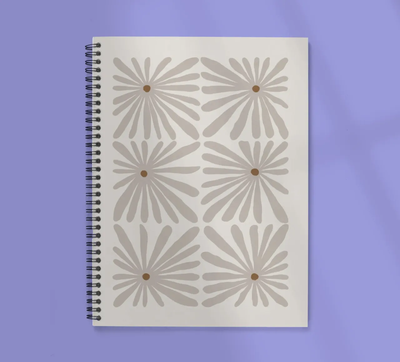 Lazy Daisies #2 spiral notebook by Alisa Galitsyna