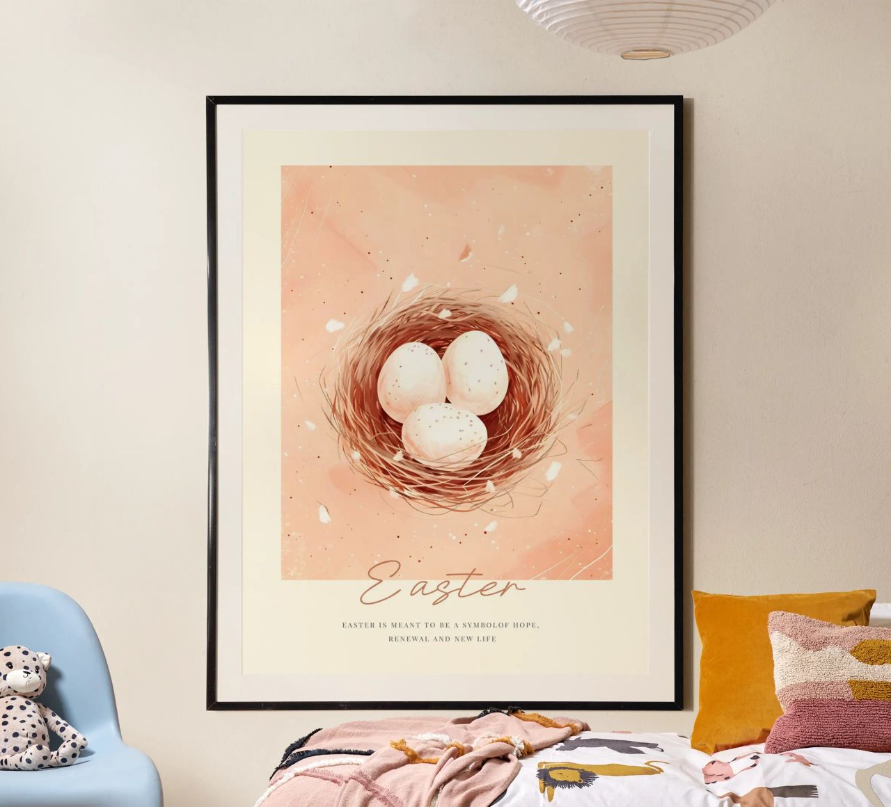 Happy Easter No 17 poster by treechild