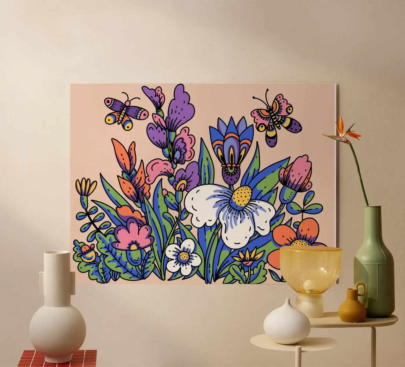 Fiori selvatici plexiglass da Mohs
