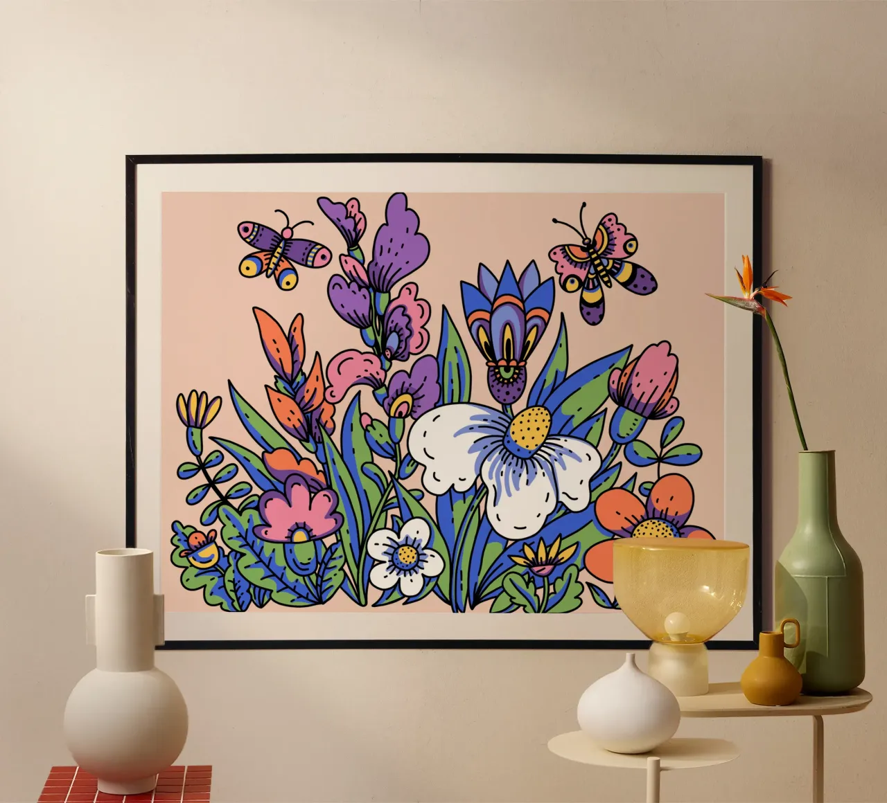Fiori selvatici carta hahnemühle da Mohs