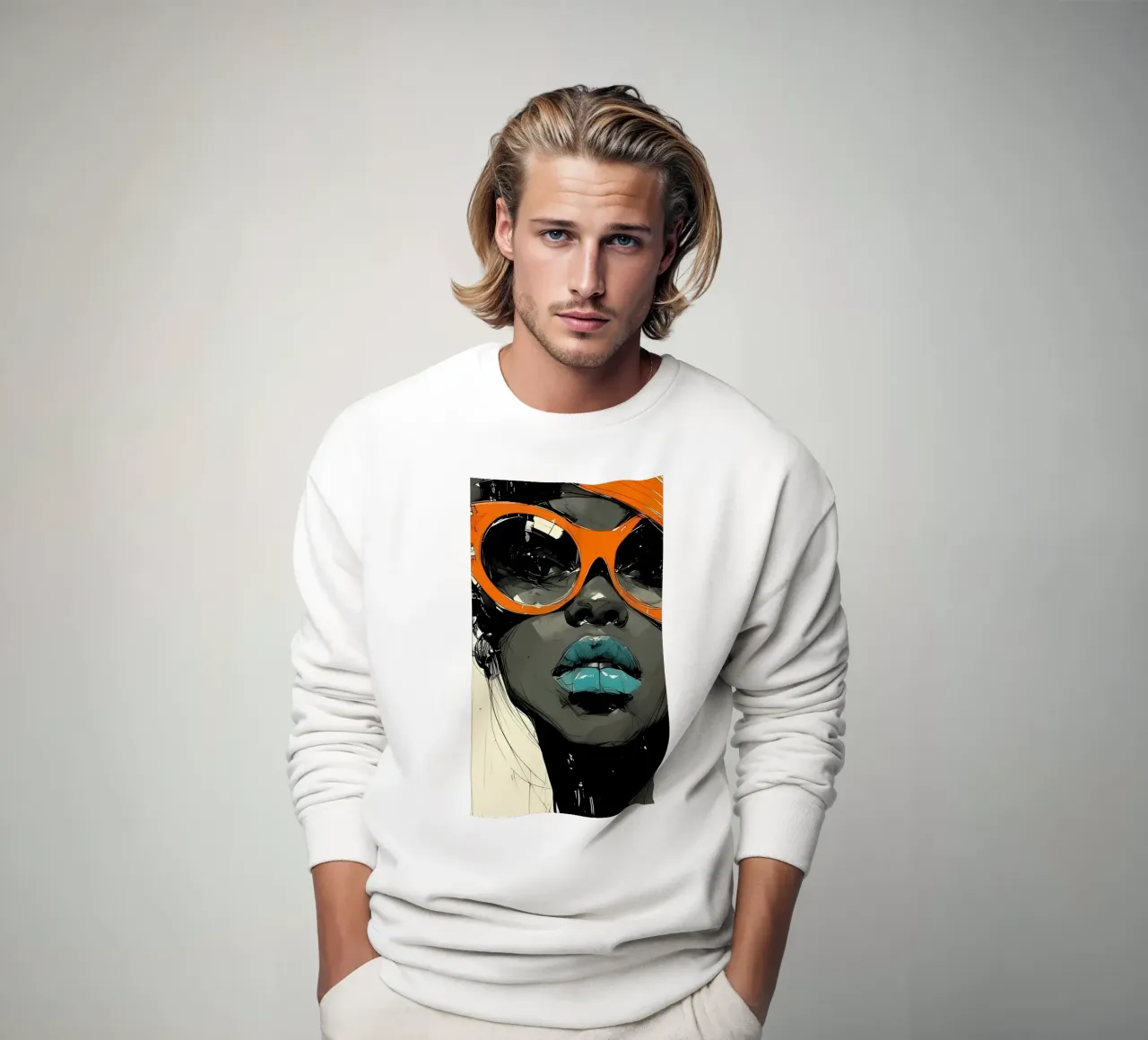 Minimalist Art Poster 631 sweatshirt by ahmiaLodri