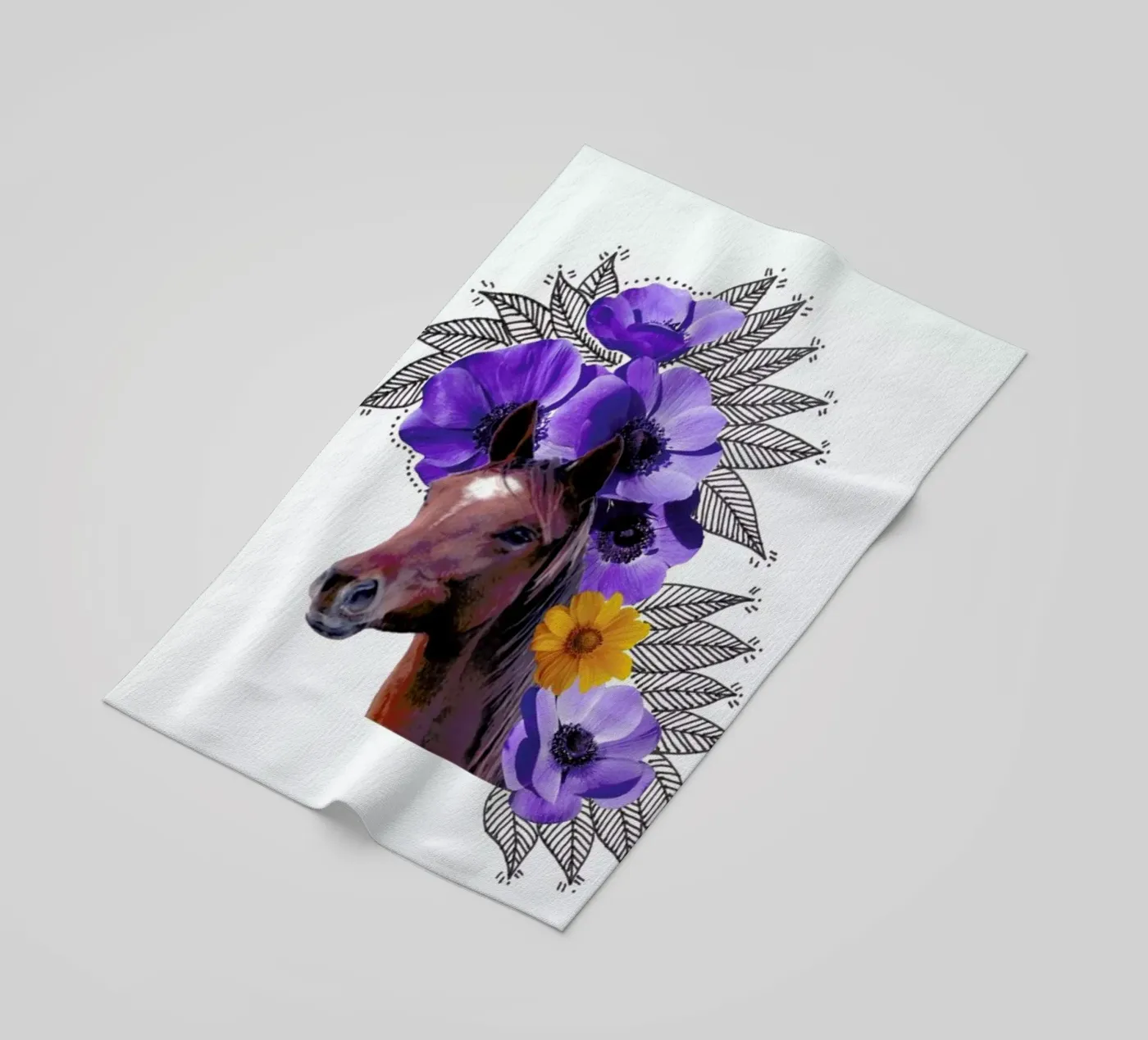 Horse Collage telo mare da Miles of Light