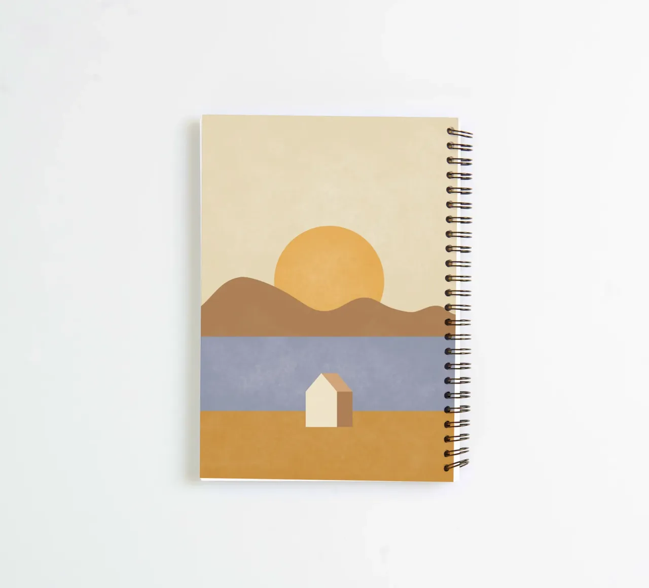 Tiny House #4 spiral notebook by Alisa Galitsyna