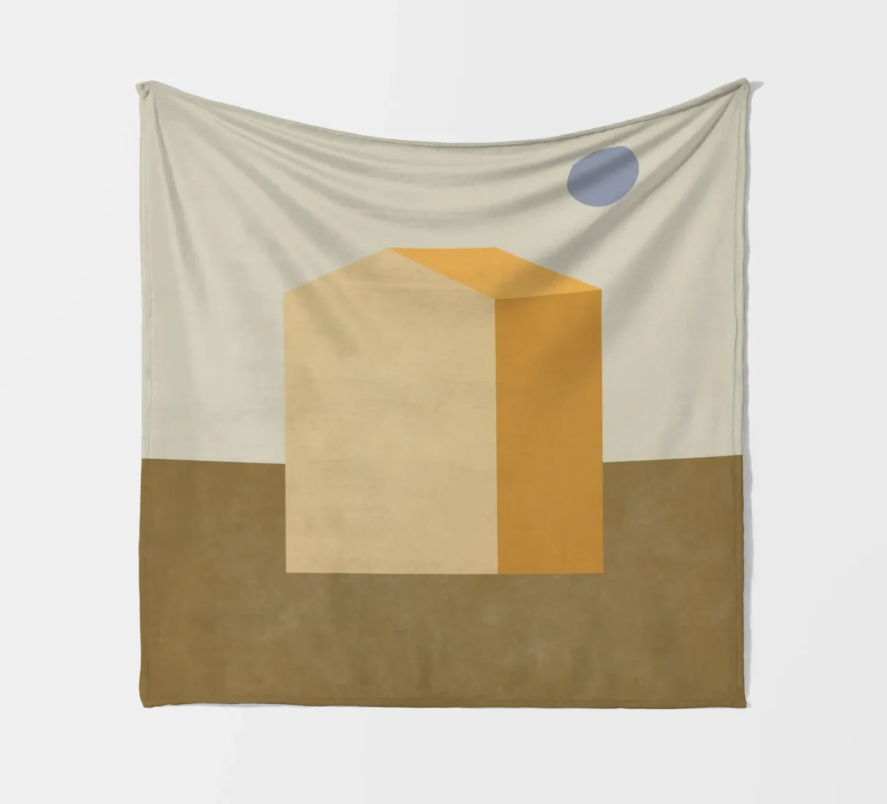 Tiny House #3 fleece blanket by Alisa Galitsyna