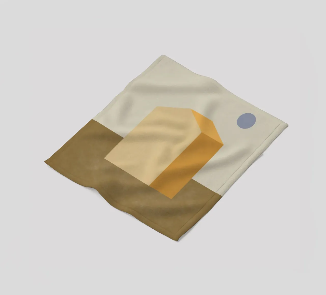 Tiny House #3 fleece blanket by Alisa Galitsyna