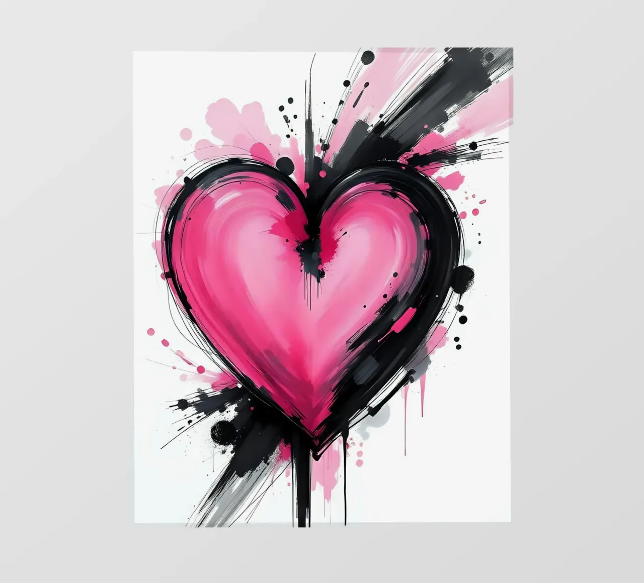 cuore_rosa_nero_4 pellicola backlit da Pink- und LoveArt by LK