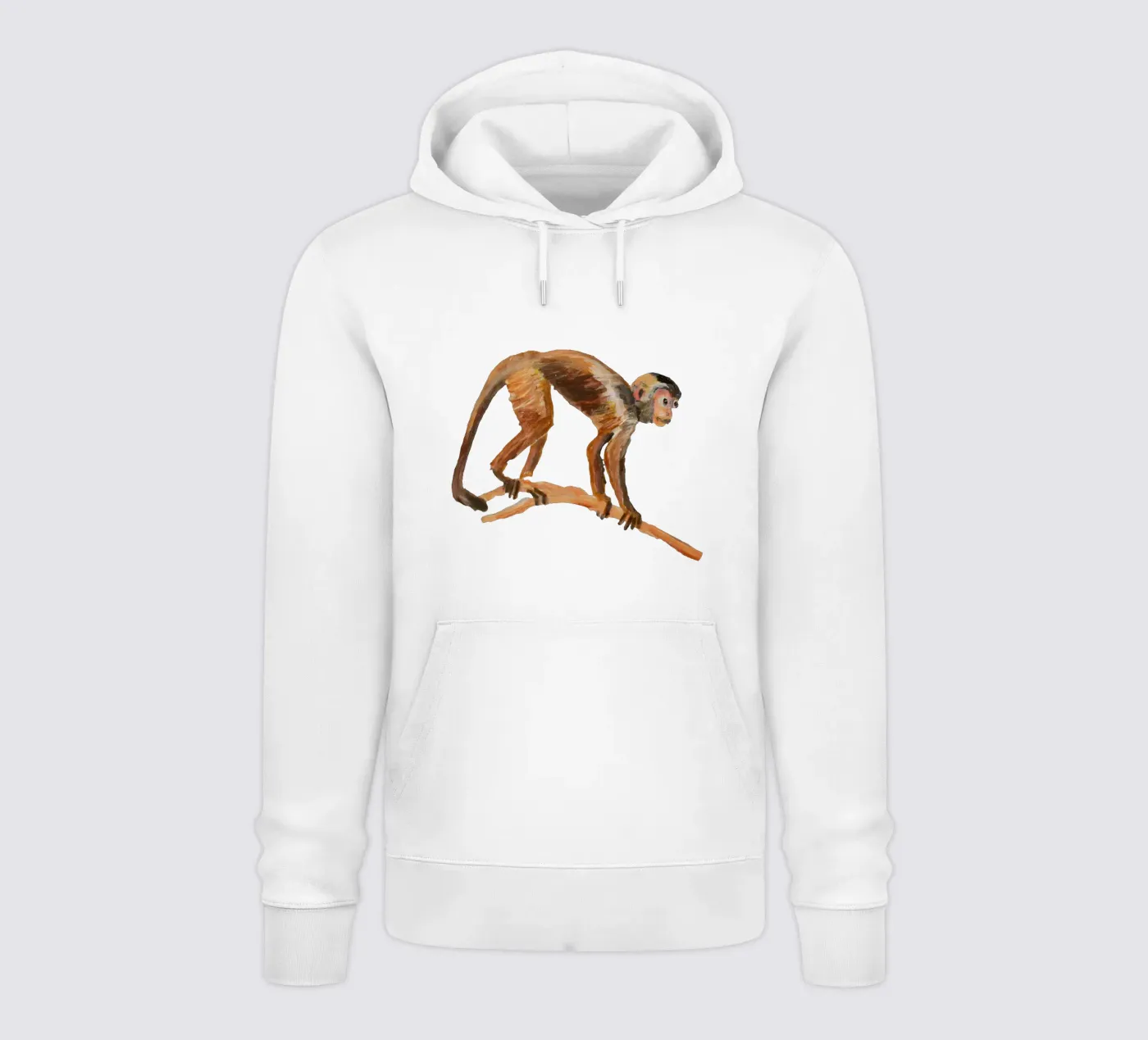 Monkey hoodie van Femke Zwaan